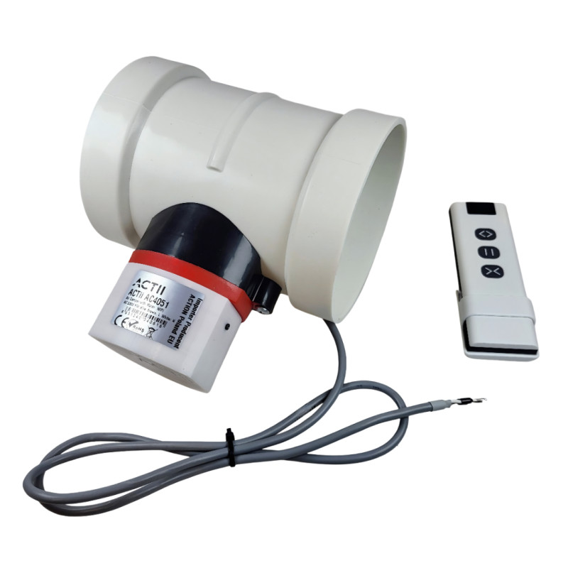 Електричний повітряний клапан з приводом SMART WIFI двигуном 50 60 75 мм 230 В Tuya Smartthings ACTii AC7818