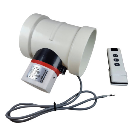 Електричний повітряний клапан з приводом SMART WIFI двигуном 50 60 75 мм 230 В Tuya Smartthings ACTii AC7818