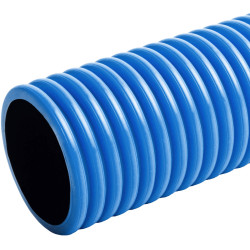 Rura karbowana arot elastyczna osłonowa do kabli w ziemi niebieska 25m Ø 40mm HDPE pilot KOPOS KF-09040/25M