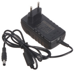 Zasilacz impulsowy wtyczkowy zestaw 100 sztuk do kamer CCTV LED routera 18W stabilizowany napięciowo Delta 12V/1.5A/5.5*P100