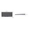 מקלדת 9 ב-1 עם רכזת USB 3.0, קורא כרטיסי SD ויציאת HDMI 4K UNITEK D1092A