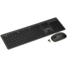 Бездротовий набір клавіатура та оптична миша 1600 DPI QWERTY 2.4GHz офісний комп'ютерний комплект USB Plug&Play UNITEK T054AGY01