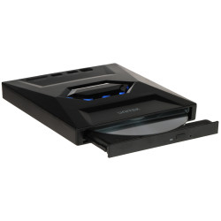 Ārējais CD DVD rakstītājs USB-C Hub SD karšu lasītājs 5-vienā portatīvais optiskais diskdzinis UNITEK T1037A01