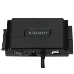 USB 3.0 SATA I II IDE 2.5 3.5インチ SSD HDD用アダプター SmartLink Trinity コンバーター ブリッジ 12V電源 UNITEK Y-3324