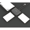 USB 3.0 Adapter for SATA I II IDE 2.5 3.5 inch SSD HDD SmartLink Trinity Converter Bridge 12V Power Supply UNITEK Y-3324