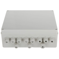 IP56 실외 인클로저 포함 8포트 PoE 스위치 Long Range 지원 ATTE IP-9-11-L2