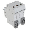 Seccionador de corte tripolar 63A 500V AC para calha DIN TS-35 interruptor principal modular LEGRAND LE-406467
