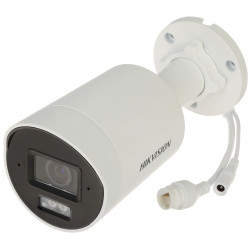 4Mpx AcuSense スマートハイブリッドライト IR LED 40m WDR マイク搭載 IP67 屋外バレット型IPカメラ Hikvision DS-2CD2043G2-LI2U(2.8MM)