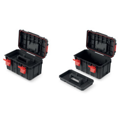 Professional Hermetic IP55 Tool Box with Tray and Ruler 120kg Work Platform Kistenberg KXS4530