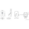 AcuSense IP-kamera 4 Mpx med inbyggd mikrofon och högtalare, stöd för Micro SD-kort, PoE Hikvision DS-2CD2443G2-I(2MM)