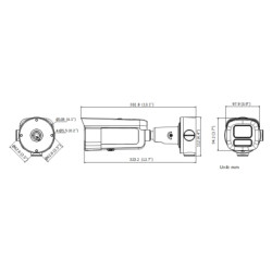 Vandal-Resistant IP Smart Hybrid Light AcuSense 8.3 Mpx 4K UHD Camera Hikvision DS-2CD2683G2-LIZS2U(2.8-12MM)