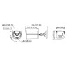 AHD HD-CVI HD-TVI PAL Smart Hybrid Light ColorVu 1080p kamera Hikvision DS-2CE12DF3T-LFS(2.8MM)