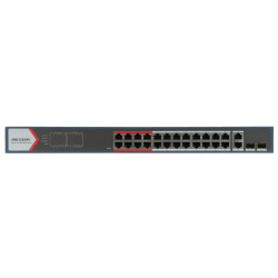 CCTV IP監視システム用24ポートPoEスイッチ 2 SFPポート付き Hikvision DS-3E1326P-EI(B)