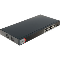 16ポートPoEスイッチ 10/100/1000 Mbps SFPポートおよび管理機能付き Hikvision DS-3E1518P-EI(V2)