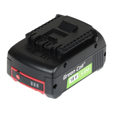 Batteri for elektroverktøy 18V 4Ah Li-Ion erstatning Green Cell PTBO18V4-GC