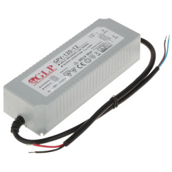 IP67 Hermetikus Tápegység 12V 10A 120W LED IR Impulzus Stabilizált Kültéri Szerelhető GLP 12V/10A/GPV