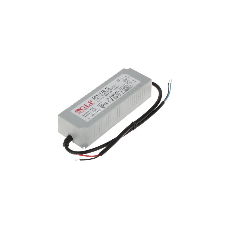 Hermetinis maitinimo šaltinis IP67 12V 10A 120W LED IR impulsinis stabilizuotas montuojamas išorinis GLP 12V/10A/GPV