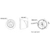 מצלמת IP 6Mpx Smart Hybrid Light IR LED WDR מיקרופון PoE חיצונית IP67 Hikvision DS-2CD1363G2-LIU(2.8MM)
