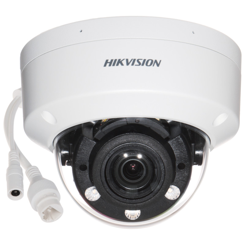 מצלמת IP חסינת ונדליזם Smart Hybrid Light 4MPx מוטוזום IR LED PoE IK08 IP67 Hikvision DS-2CD1743G2-LIZU(2.8-12MM)