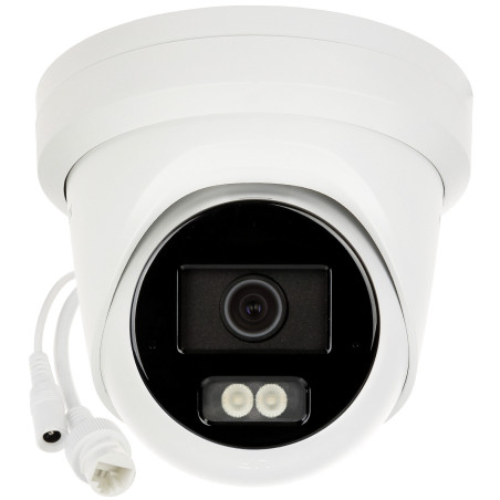 Smart Hybrid Light AcuSense IPカメラ 400万画素 2.8mm WDR IR LED オーディオ SD PoE IP67 Hikvision DS-2CD2343G2-LI2U(2.8MM)