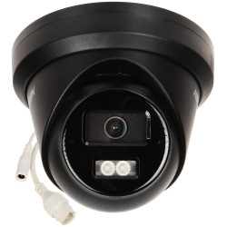 Cameră IP 4MP Smart Hybrid Light AcuSense IR LED 30m WDR Microfon IP67 Neagră Obiectiv 2.8mm Hikvision DS-2CD2343G2-LI2U(2.8MM)(