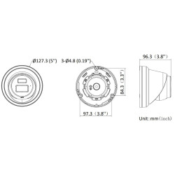 4MP 智能混合补光 AcuSense 红外 LED 30m WDR 麦克风 IP67 黑色 2.8mm 镜头网络摄像机 Hikvision DS-2CD2343G2-LI2U(2.8MM)(BLACK)