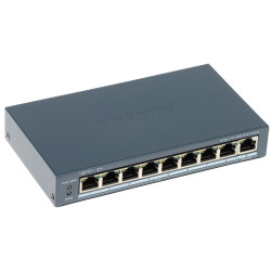 Industriële PoE Switch 8 poorten 10/100 Mbps + 1 Gigabit Uplink poort Smart Managed 300m Extend Watchdog Hikvision DS-3E1309P-EI
