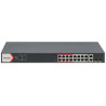 Switch de red gestionable 16 puertos PoE 2x Combo SFP Gigabit Smart Managed Rack 19 Hikvision DS-3E1318P-EI(B)