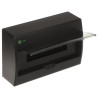 Разпределително табло за открит монтаж 12-модулно 1-редово IP40 черно с прозрачна врата Elektro-Plast Nasielsk ELEGANT-1X12/NT/B