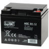 AGMバッテリー 12V 50Ah VRLA メンテナンスフリー UPS 防犯システム 太陽光発電 非常用電源 megaBAT 12V/50AH-MB