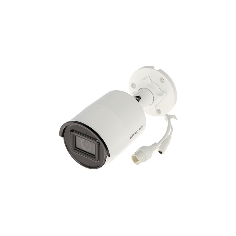 4 Mpx AcuSense Darkfighter PoE IR 40m 마이크 SD IP67 실외 불렛형 IVS IP 카메라 Hikvision DS-2CD2046G2-IU(2.8MM)(C)