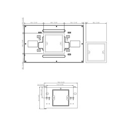 Painel interno IP Wi-Fi 4-Wire 10.1 polegadas Android 14 IPS touch Intercom Smart Home DAHUA SCP3044A-BZ