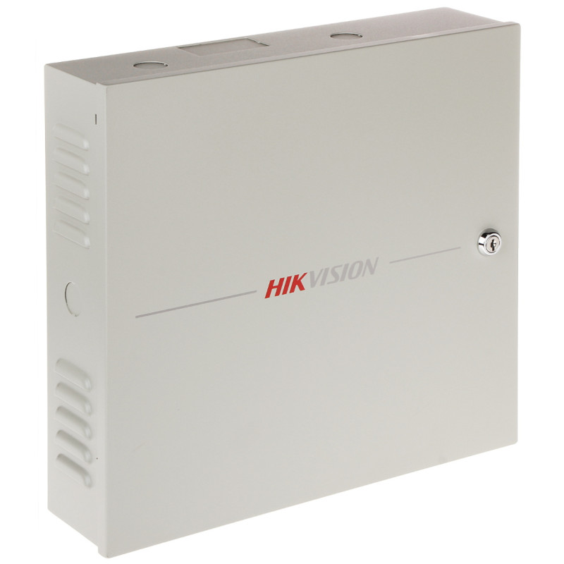 4-door network access controller IP Ethernet OSDP Wiegand metal housing with buffer power supply Hikvision DS-K2604T