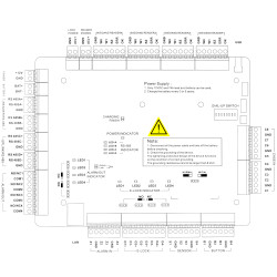 4ドアIPイーサネットOSDP Wiegand対応ネットワークアクセスコントローラー 金属筐体 バッファ電源付き Hikvision DS-K2604T