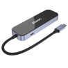 Hub USB-C Multifuncional 6 em 1 HDMI 4K RJ45 Ethernet PD 100W Estação de Acoplamento de Alumínio UNITEK D1084A