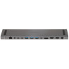 Multifunctional 12-in-1 USB-C KVM Docking Station 4K UHD Triple Display PD 100W RJ45 LAN SD Card Reader UNITEK D1106AGY01