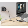 Vikbart laptopställ 7-i-1 dockningsstation USB-C Hub HDMI 4K SD-kortläsare PD 100W aluminium UNITEK D1137AGY01