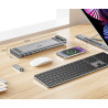 7-in-1 접이식 노트북 스탠드 도킹 스테이션 USB-C HDMI 4K SD 카드 리더기 PD 100W 알루미늄 UNITEK D1137AGY01