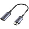 Адаптер DisplayPort 1.4 към HDMI 2.1 8K 60Hz 4K 120Hz HDR Dolby Atmos 15см Видео конвертор UNITEK V1611A01