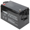 AGM-batteri 12V 100Ah underhållsfritt för UPS solceller solenergi energilagring gel reservkraft V-PRO 12V/100AH-VPRO