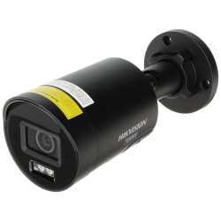 IP-camera 4Mpx ColorVu 3.0 Smart Hybrid Light LED IR 40m Audio Luidspreker Microfoon IP67 Zwart NEMA 4X Hikvision DS-2CD2047G3-L