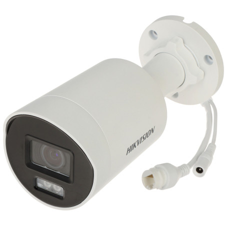 4MP AcuSense スマートハイブリッドライト ColorVu WDR 120dB IP67 IR LED 40m SD 512GB PoE IPカメラ Hikvision DS-2CD2043G2-LI(4MM)