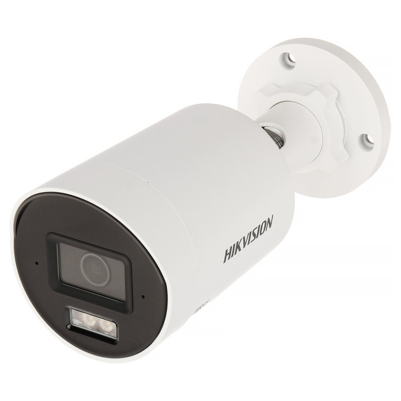 4K UHD 8Mpx AcuSense DarkFighter IP 摄像机 40m 红外 2.8mm 镜头 IP67 PoE SD 卡槽 音频麦克风 Hikvision DS-2CD2086G2H-IU(2.8MM)(EF)/PL