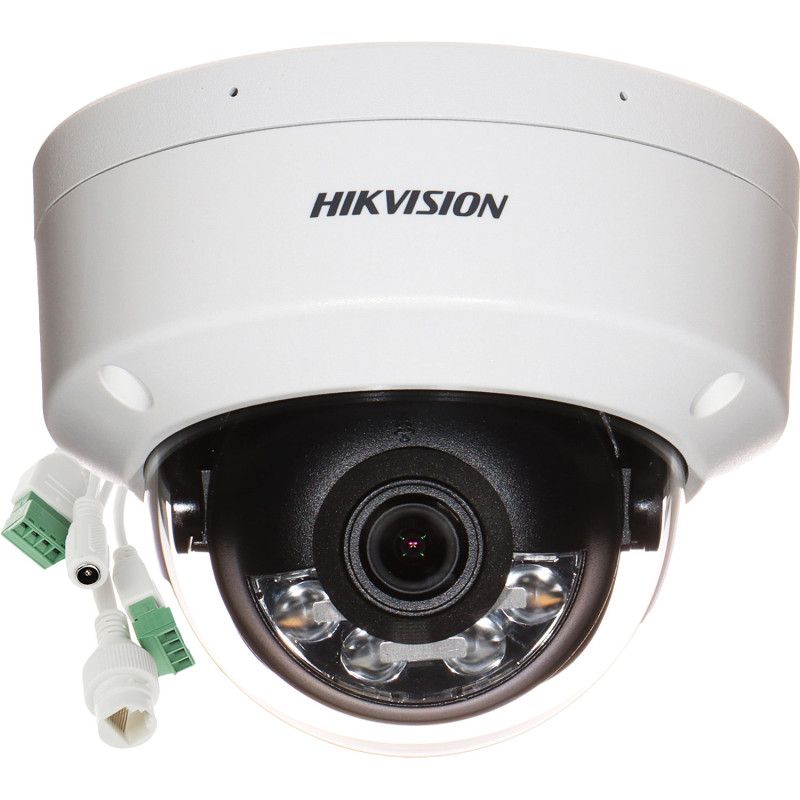 4Mpx IP kamera Smart Hybrid Light AcuSense vandālizdroša IK10 IP67 IR LED audio mikrofons SD Hikvision DS-2CD2143G2-LIS2U(2.8MM)