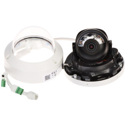 מצלמת IP 4Mpx Smart Hybrid Light AcuSense חסינת ונדליזם IK10 IP67 IR LED אודיו מיקרופון SD Hikvision DS-2CD2143G2-LIS2U(2.8MM)
