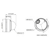 4Mpx スマートハイブリッドライト AcuSense 耐衝撃 IPカメラ IK10 IP67 IR LED オーディオ マイク SD Hikvision DS-2CD2143G2-LIS2U(2.8MM)