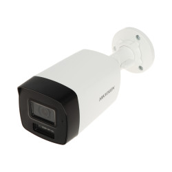Камера 4в1 1080p Smart Hybrid Light IR LED 40м Микрофон IP67 Външна BNC Full HD CCTV Аналогова Hikvision DS-2CE17D0T-LFS(2.8MM)