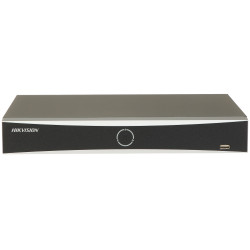 4-канален мрежов видеорекордер NVR 4K UHD AcuSense с интелигентен AI анализ на изображения и разпознаване на лица P2P Hikvision 