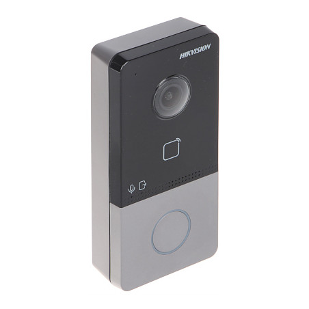 IP Wi-Fi 可视对讲单户室外机 13.56MHz RFID 读卡器 全高清 PoE IP65 Hikvision DS-KV6113-WPE1(C)/SURFACE