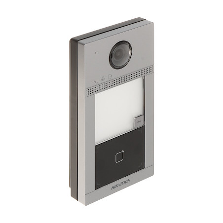 Trådløs Wi-Fi IP-videodørtelefon 2Mpx IR RFID-leser WDR IK08 IP65 overflatemontert Hikvision DS-KV8113-WME1(C)/SU